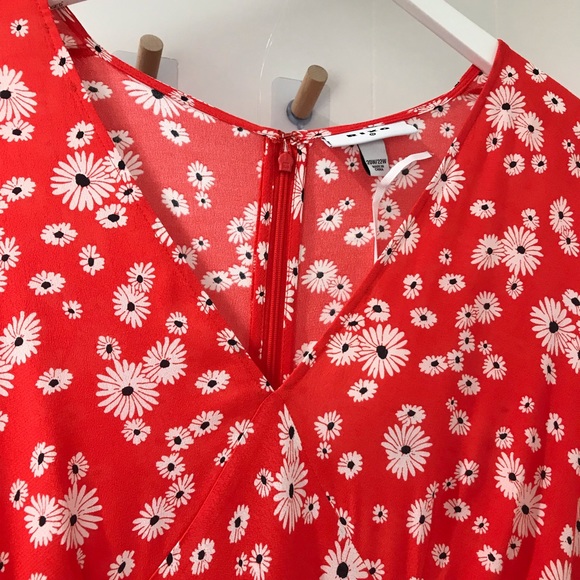 RIXO for Target Red Daisy Floral Swing Dress - Picture 5 of 13